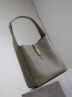 Le 5a7 Large 30cm Moss Green Calfskin