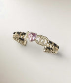 CC HEART PINK BRACELET GOLD DIAMOND