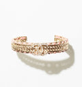CC PINK ROPE GOLD DIAMOND BRACELET