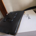 Celine 2025 Clutch Bag 24cm Cowhide 276330