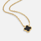 Black Clover Necklace - Beautiful Earth Boutique