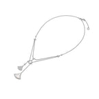DREAM NECKLACE  3 MOTIF WHITE MOP DIAMOND