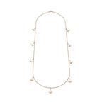 DREAM NECKLACE 9 MOTIF WHITE MOP PINK GOLD