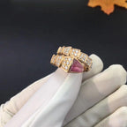 SERPENTI RING PINK GOLD DIAMOND PINK