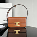 CLASSIC TRIOMPHE 20 BROWN CALFSKIN GOLD HARDWARE