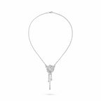 BOUTON DE NECKLACE SILVER DIAMOND