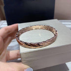 CRUSH BRACELET PINK GOLD QUILTED