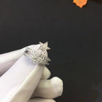 COMETE SILVER RING DIAMOND