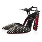 CL Condora Riviera Spikes 100 Mm Pumps Nappa Leather And Silver Spikes Black