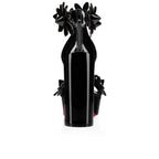 CL Daisy Spikes Alta Pumps 130mm Patent Calf Leather Black