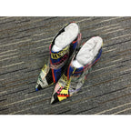 CL Gorgona Ankle Boots 100mm Patent Leather Loubiballage