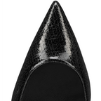 CL Jenlove Pumps 100mm Star Textured Specchio Leather Black