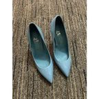 CL Kate Pumps 85mm Patent Leather Blue