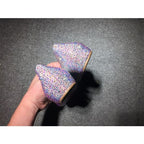 CL Pigalle Ballet Flats Strass Embellished Multicolor