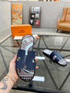 HM Men's Slides Calfskin 544610