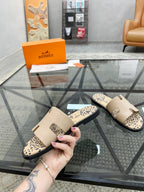 HM Men's Slides Calfskin 544622