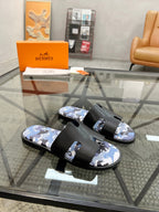 HM Men's Slides Calfskin 544622