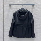 Prada 2025 jacket Black and Red Burgundy Polyester