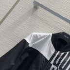 CD 25 Casual Suit Black White Polyester