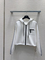 CD 25 Side Stripe LOGO Suit White Cotton