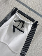 CD 25 Side Stripe LOGO Suit White Cotton