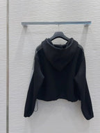 CD 25 Side Stripe LOGO Suit Black Cotton
