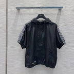 CD 25 Suit Black White Polyester