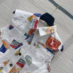 LV 25 Unique Logo Set Vest Multicolor Cotton