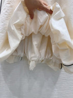 Prada 25 Puffy Skirt Cotton Nylon