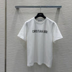 CD 2025 Set T-shirt with Mesh skirt Black White Polyester Cotton