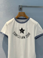 CD 25 Five-pointed Star T-shirt Cotton