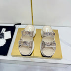 CC 25 Mules Sandals Mutilcolor Pearlescent Sheepskin 312947