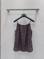 Fendi 25 Suit Brown Polyester Fiber