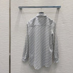CD 25 Monogram Suit White mix Gray Polyester