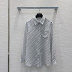 CD 25 Monogram Suit White mix Gray Polyester