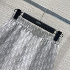CD 25 Monogram Suit White mix Gray Polyester