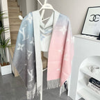 REYKJAVIK GRADIENT SCARF 220 CM CASHMERE 399737