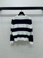 Dior 2025 Striped Pullover Long-sleeved  Sweater Wool 321304
