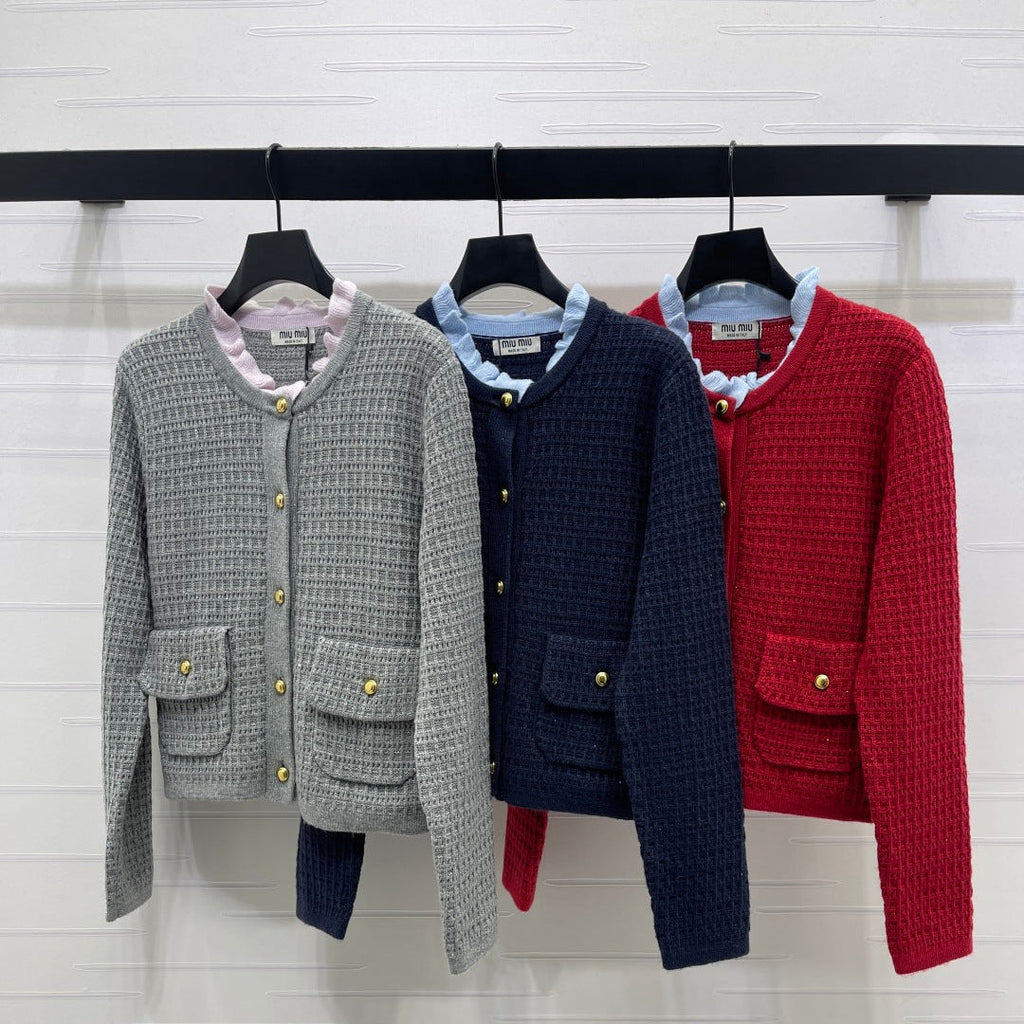 Miumiu 2026 Knit Cardigan Wool Cashmere
