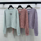Chanel 2026 Double C Crew Neck Knit Long Sleeve Wool Cashmere