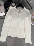 Chanel 2026 Knit Cardigan Wool Cashmere
