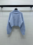 CC 26 Cropped Zip Sweater Wool 793820