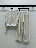 Chanel 2026 Stand Collar Jacket and Trousers Suit Polyester