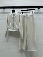 Chanel 2026 Stand Collar Jacket and Trousers Suit Polyester