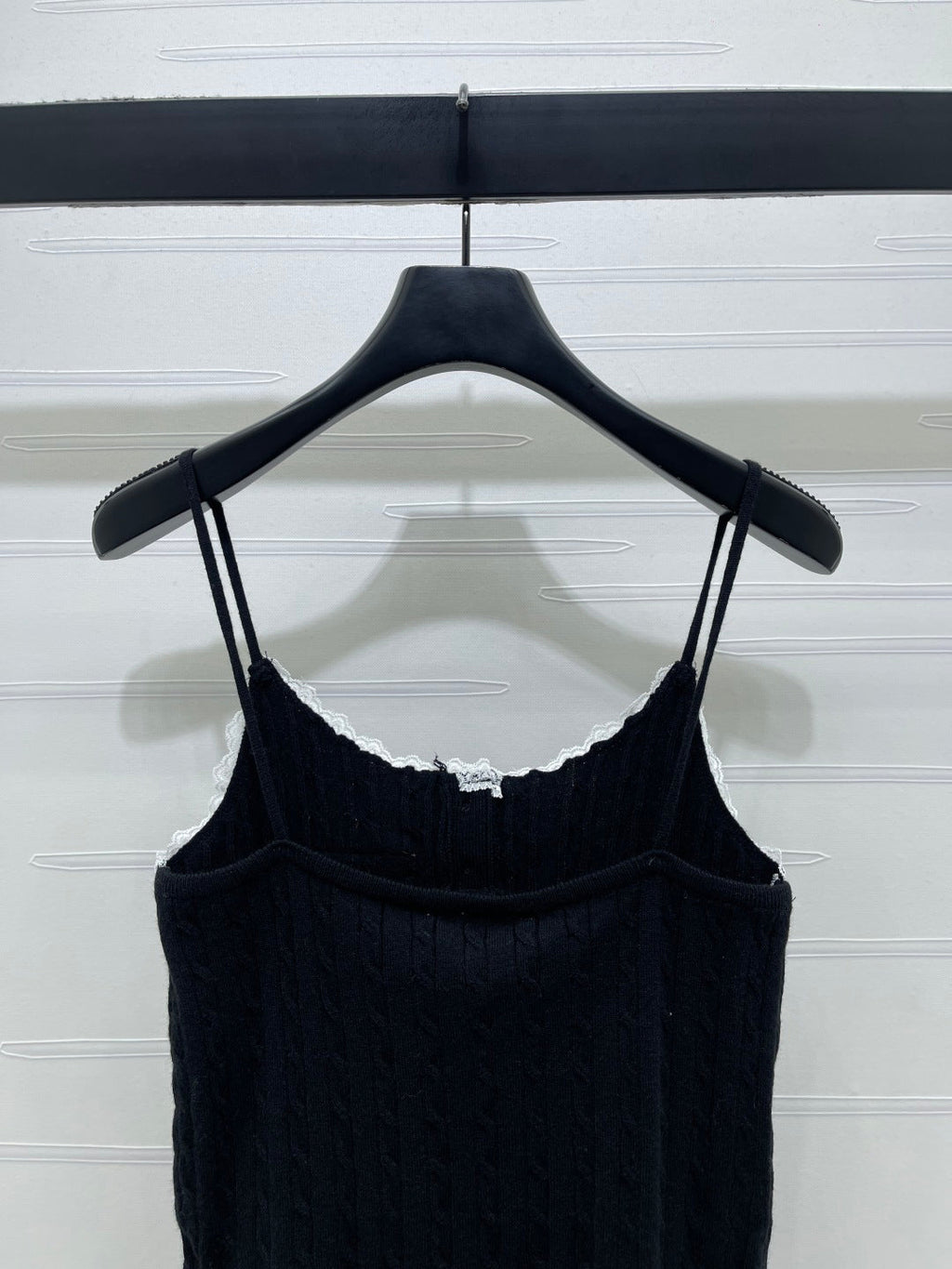 Miumiu 2026 Lace-Trimmed Knit Camisole Wool