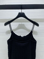 Miumiu 2026 Lace-Trimmed Knit Camisole Wool