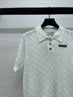 Miumiu 2026 Polo Shirt Wool