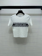 Dior 2026 Crew Neck Knit Short-Sleeve Top Wool 352606