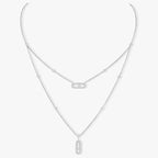 MOVE 2 ROW DIAMOND NECKLACE