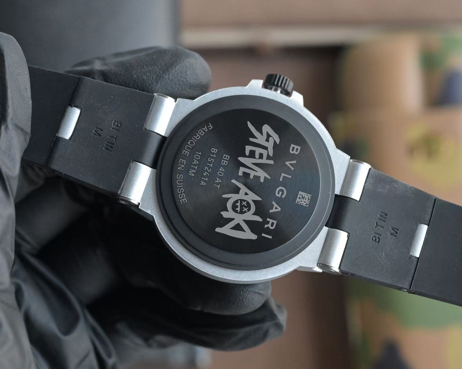 Bulgari Aluminium 40mm Rubber